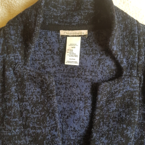 Italian wool coat / cardigan - Picture 4 of 10